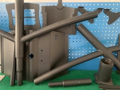 Assemblage terminé du lampadaire